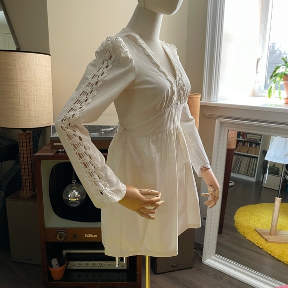 Gunne Sax Mini Dress Size Extra Small / Small - Picture 2 of 6